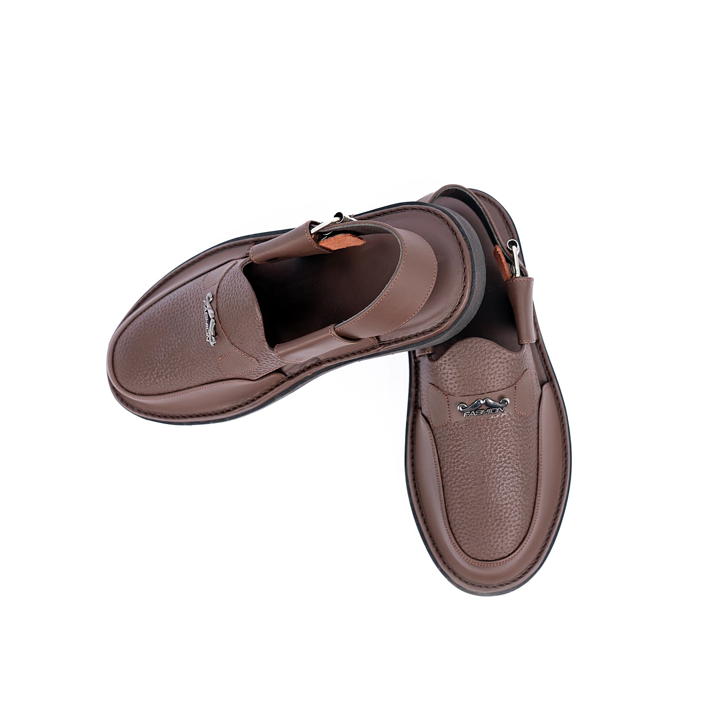 UrbanCraft Brown Leather Comfort Sandals